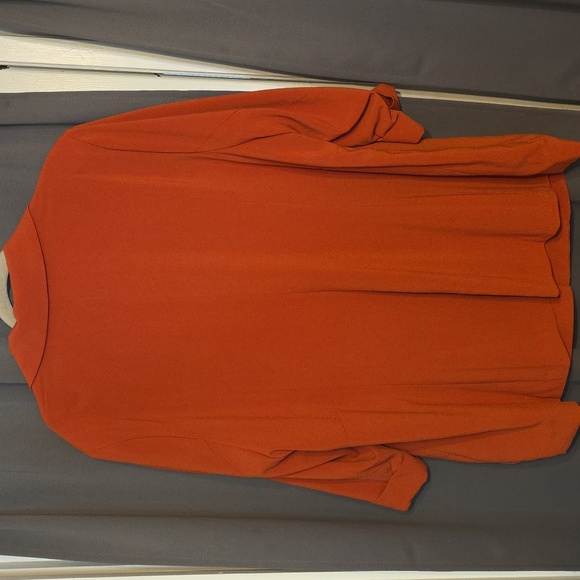 Torrid Womens Rusty Burnt Orange Blazer Stretch Classic Career Sz 3(3X/22-24)EUC - Picture 6 of 10